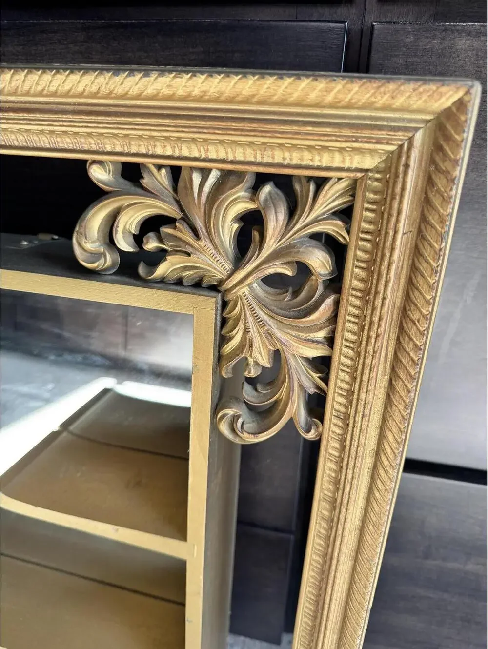 Vintage Mid-Century Turner Wall Accessory Shadow Box Mirror (34